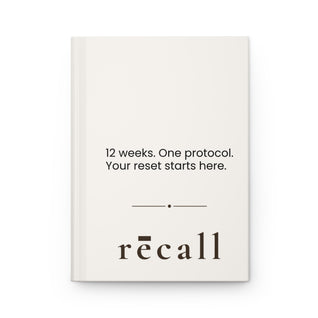 Recall 12-Week Reset Journal Hardcover