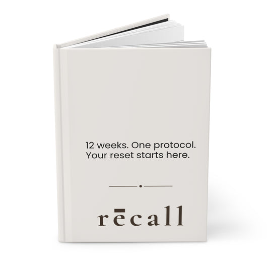 Recall 12-Week Reset Journal Hardcover
